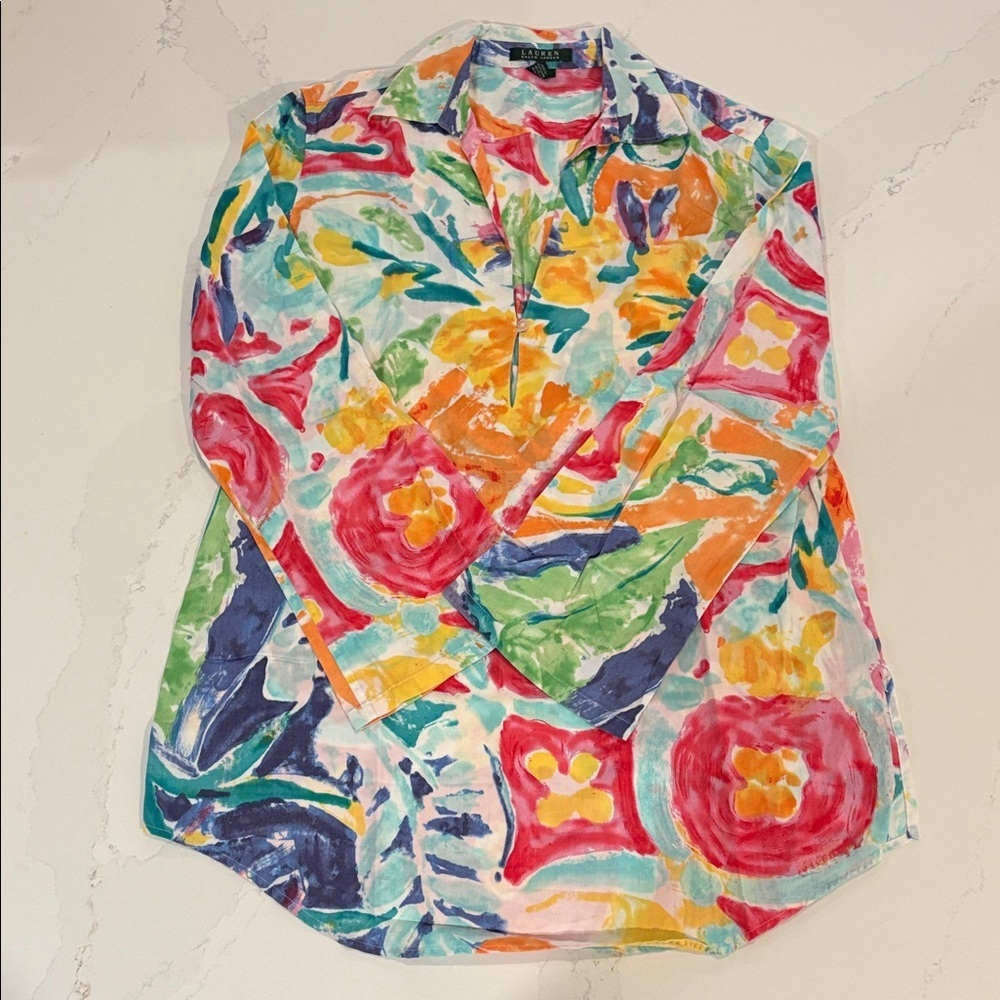 Ralph Lauren Tunic style top, size L